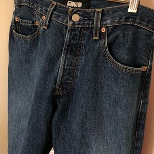 Levi denim jeans 501 by Reformation, size 29.